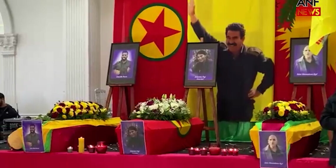Kurds in Paris say farewell to victims of the armed attack