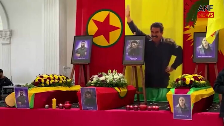 Kurds in Paris say farewell to victims of the armed attack