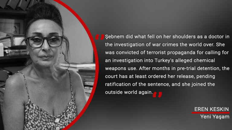 Şebnem is free – freedom for Şebnem!