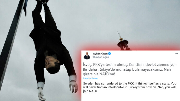 Erdoğan advisor uses obscenity against Sweden over effigy controversy