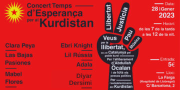Concert to be held in Barcelona to support Kurdish political prisoners