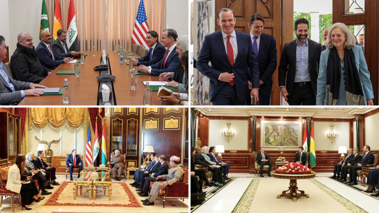 US diplomats visit Kurdish officials in Iraq and Syria