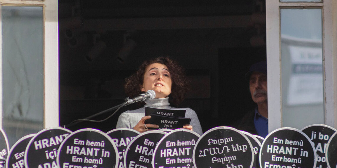 Mourners gather on 16th anniversary of Armenian journalist Hrant Dink’s assassination