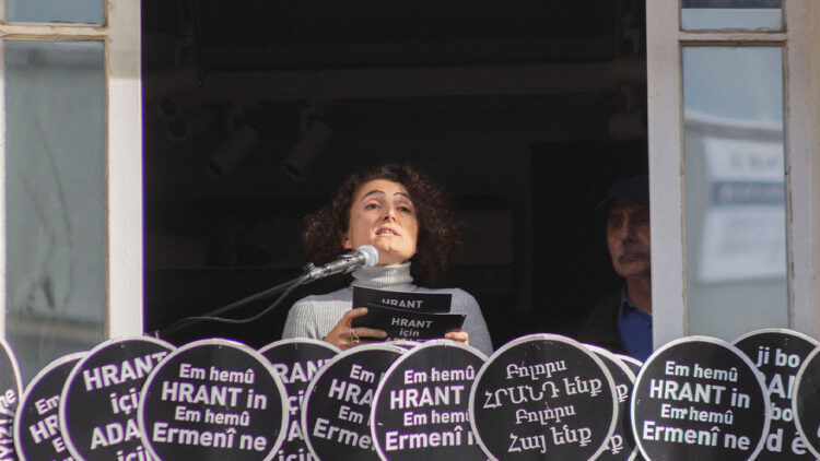 Mourners gather on 16th anniversary of Armenian journalist Hrant Dink’s assassination