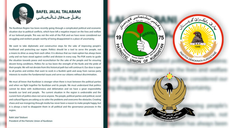 Left-leaning ruling party of Iraqi Kurdistan calls for reconciliation
