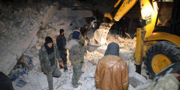 At least twelve dead as five-storey building collapses in Syria’s Aleppo