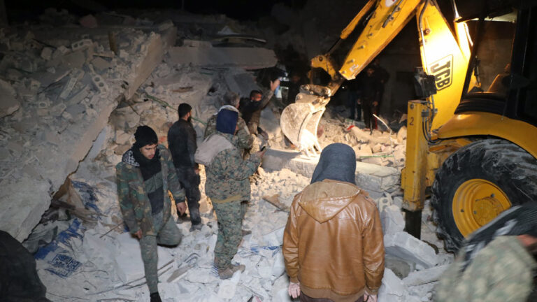 At least twelve dead as five-storey building collapses in Syria’s Aleppo