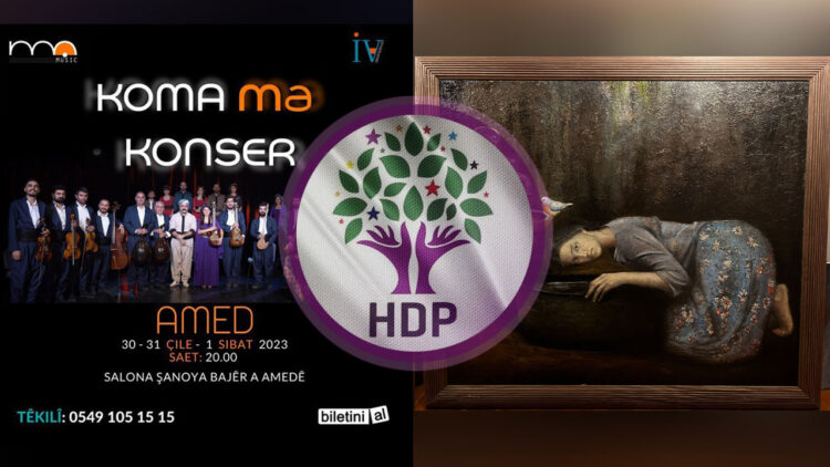 Painting on auction for fundraiser for Turkey’s pro-Kurdish HDP