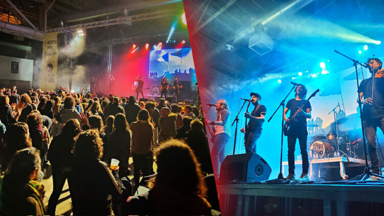 Catalan musicians perform in Barcelona in support of Kurdish people
