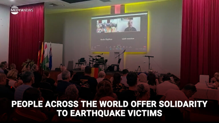 People across the world offer solidarity to earthquake victims