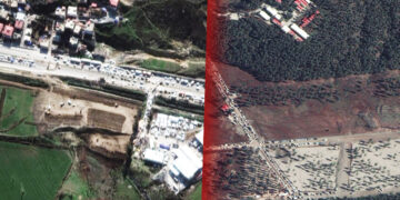 Satellite images show mass graves prepared for earthquake victims in Turkey