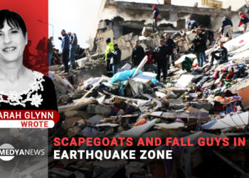 Scapegoats and fall guys in the earthquake zone