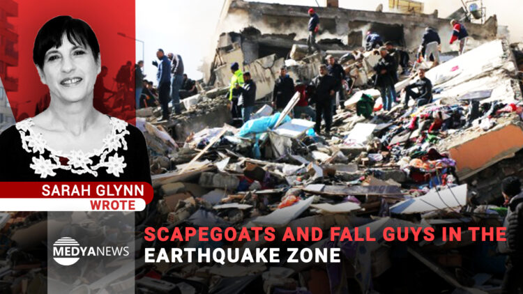 Scapegoats and fall guys in the earthquake zone