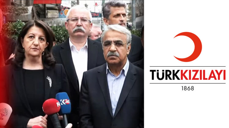 HDP officials hold heated march against Red Crescent corruption