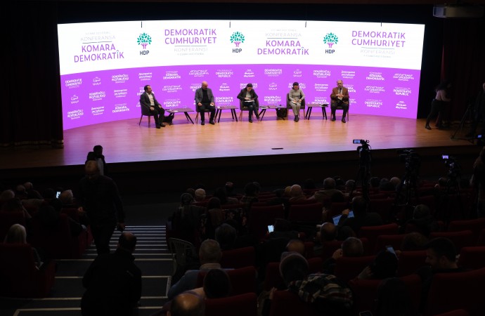 A pro-HDP Conference discusses main pillars of democratisation of Turkey