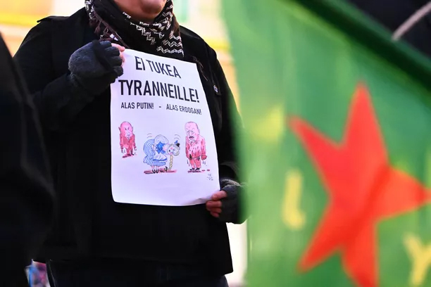Helsinki activists protest Finland’s arms sales to Turkey