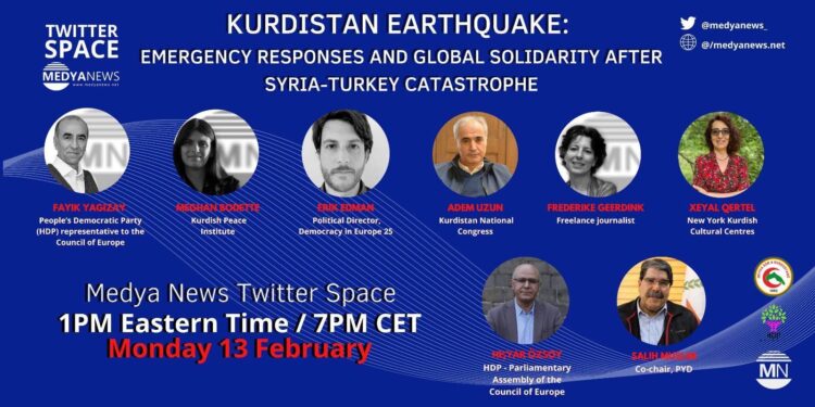 Medya News panel to cover emergency response to Turkey-Syria earthquake