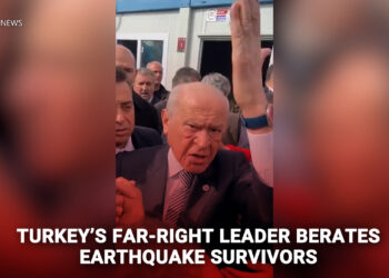 Turkey’s far-right leader berates earthquake survivors