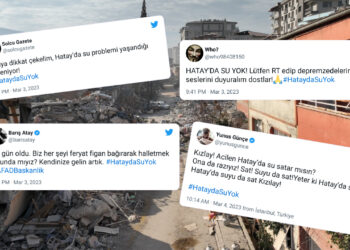 Earthquake survivors in Turkey suffer from lack of clean water