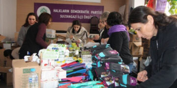 Purple aid trucks set off for Turkey’s earthquake zone as Women’s Day approaches