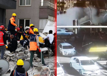 Citizens pulled injured from rubble of newly-collapsed six-story building in Turkey’s Şanlıurfa