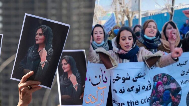 Middle Eastern women stand against conservative regimes