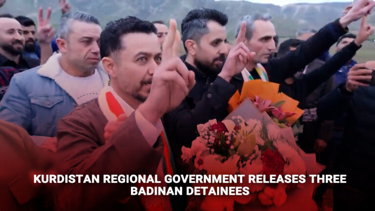 Iraq’s Kurdistan Regional Government releases three detainees jailed for 2019 Badinan protests