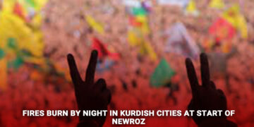 Fires burn in Kurdish cities by night at start of Newroz