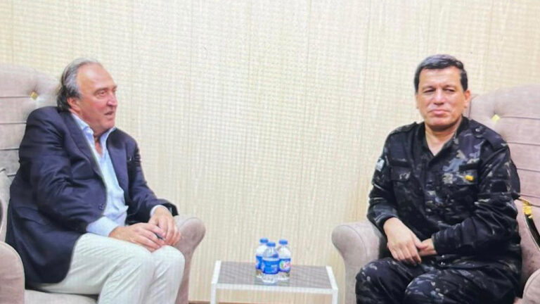 Italian politician meets SDF commander Abdi on Friday