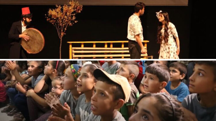 Theatre troupe gives hope to displaced people of Syria’s Afrin