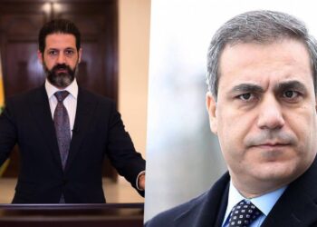 Turkey’s intel chief Hakan Fidan meets Iraqi Kurdistan’s Qubad Talabani