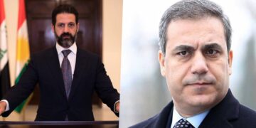 Turkey’s intel chief Hakan Fidan meets Iraqi Kurdistan’s Qubad Talabani