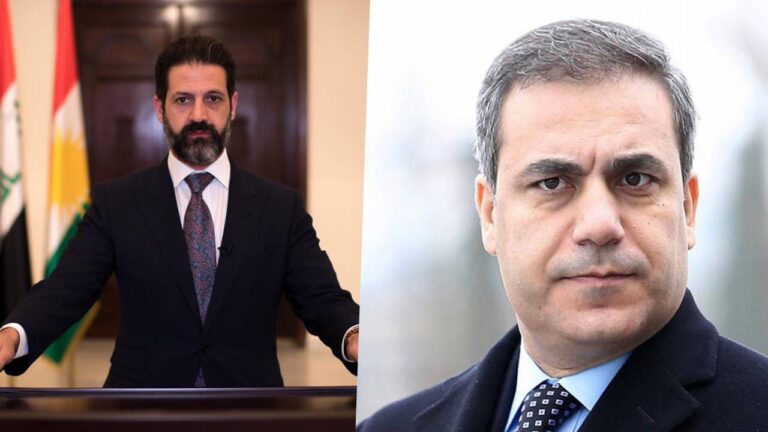 Turkey’s intel chief Hakan Fidan meets Iraqi Kurdistan’s Qubad Talabani