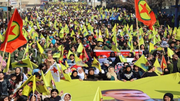 Kurds march as isolation of imprisoned PKK leader enters 25th year