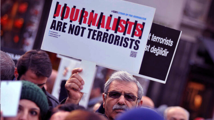 Turkish prosecutor accuses journalists of terrorism over their reporting