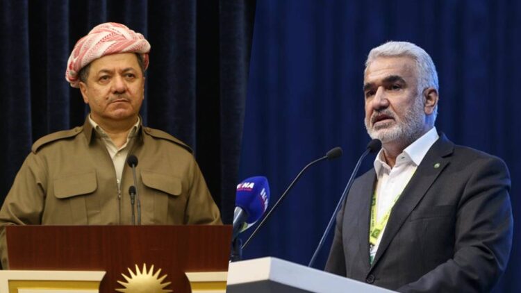HÜDA-PAR leader holds phone call with KDP President Mesut Barzani