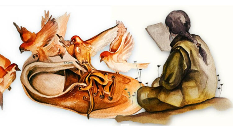 Kurdish painter’s solo exhibition “Yên dimeşin/Walkers” to meet art lovers in France