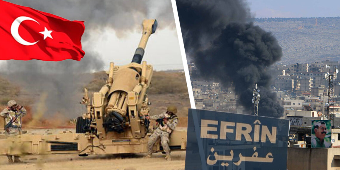 Turkish artillery kills two Kurdish fighters in countryside near Afrin, Syria