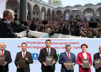 Erdoğan targets opposition at campaign speech in Istanbul’s Blue Mosque