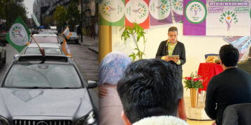 Turkey’s pro-Kurdish Green Left Party continues election campaign abroad