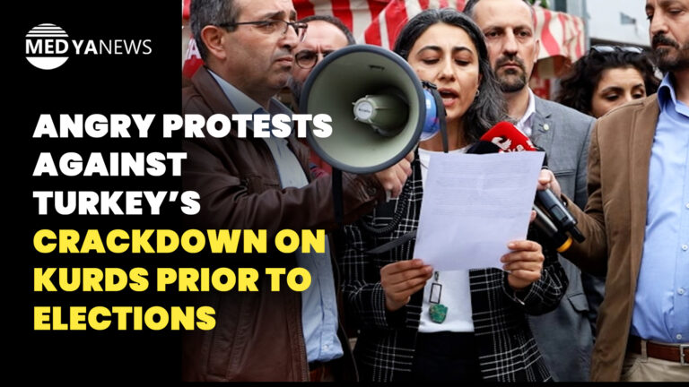 Angry protests against Turkey’s crackdown on Kurds prior to elections