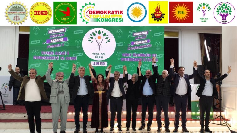 Kurdish Alliance for Freedom and Democracy calls for unity before Turkey’s elections