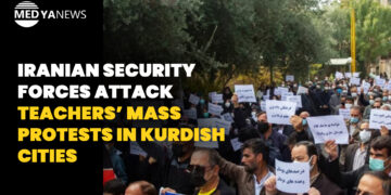 Iranian security forces attack teachers’ mass protests in Kurdish cities