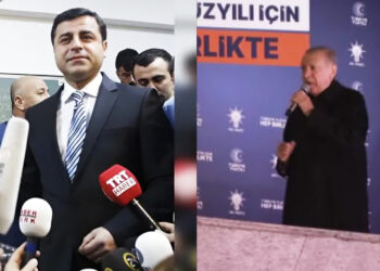 Erdoğan targets jailed Kurdish politician in early morning balcony speech