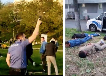 Outrage as Turkish police play victory march to Kurds handcuffed on ground