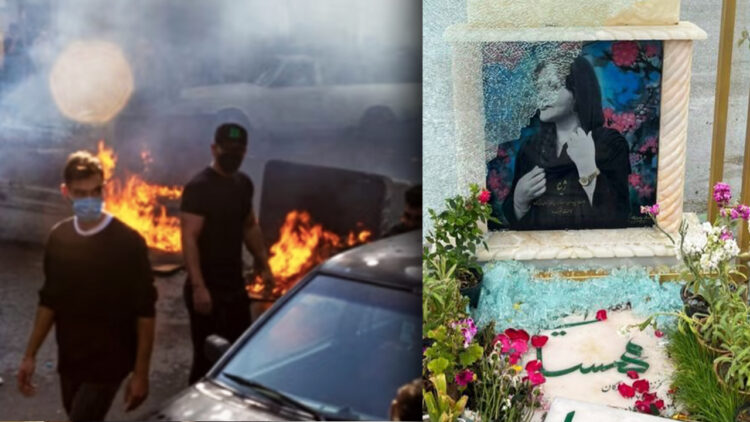 Iran: Jina Amini’s tomb vandalised as protests reignite over executions
