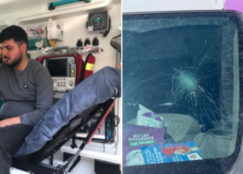 Green Left Party’s campaign vehicle attacked by racists in Turkey