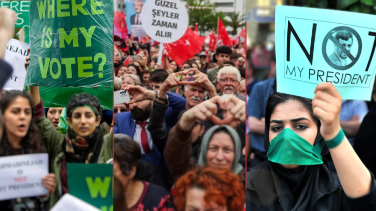 Iranians draw parallels with Turkish fight for free and fair elections