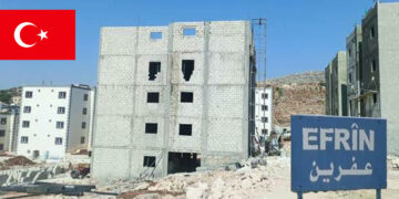 New housing settlements being built in Turkish-controlled Afrin in Syria