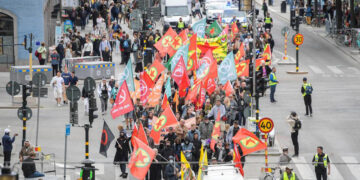 Protesters rally in Stockholm against Sweden’s NATO accession, new anti-terror law